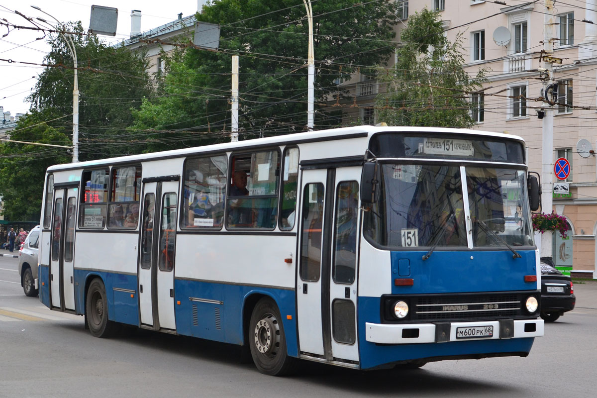 Тамбовская область, Ikarus 263.10 № М 600 РК 68