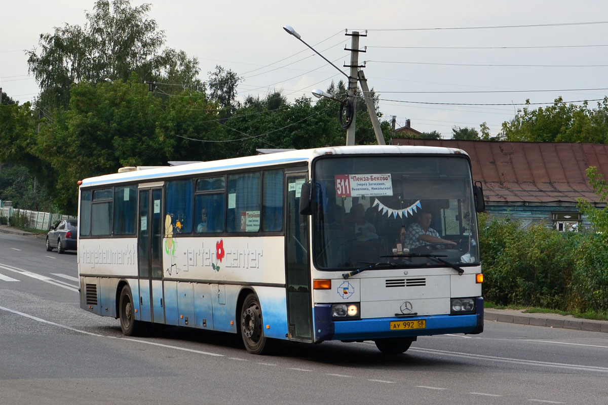 Пензенская область, Mercedes-Benz O408 № АУ 992 58