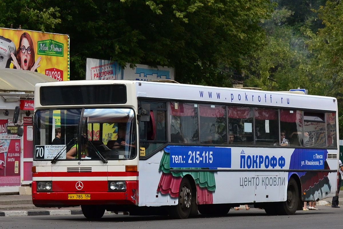 Пензенская область, Mercedes-Benz O405 № АУ 785 58