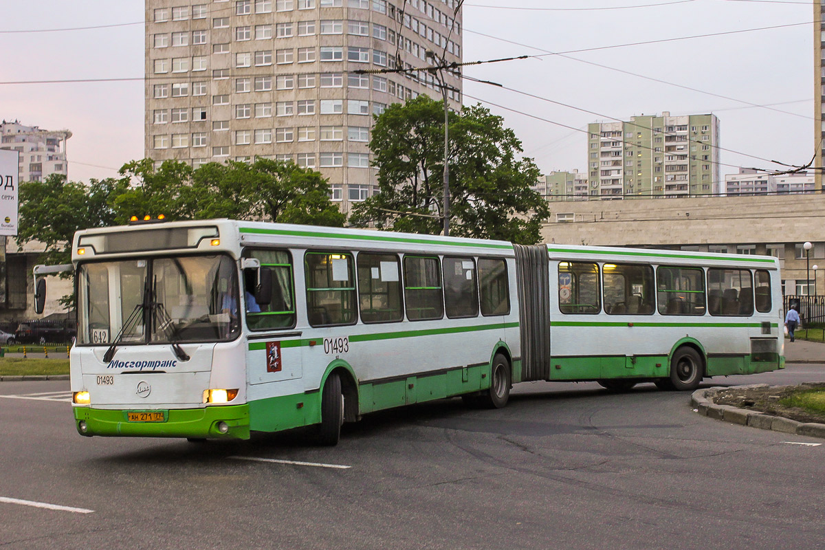 Москва, ЛиАЗ-6212.01 № 01493