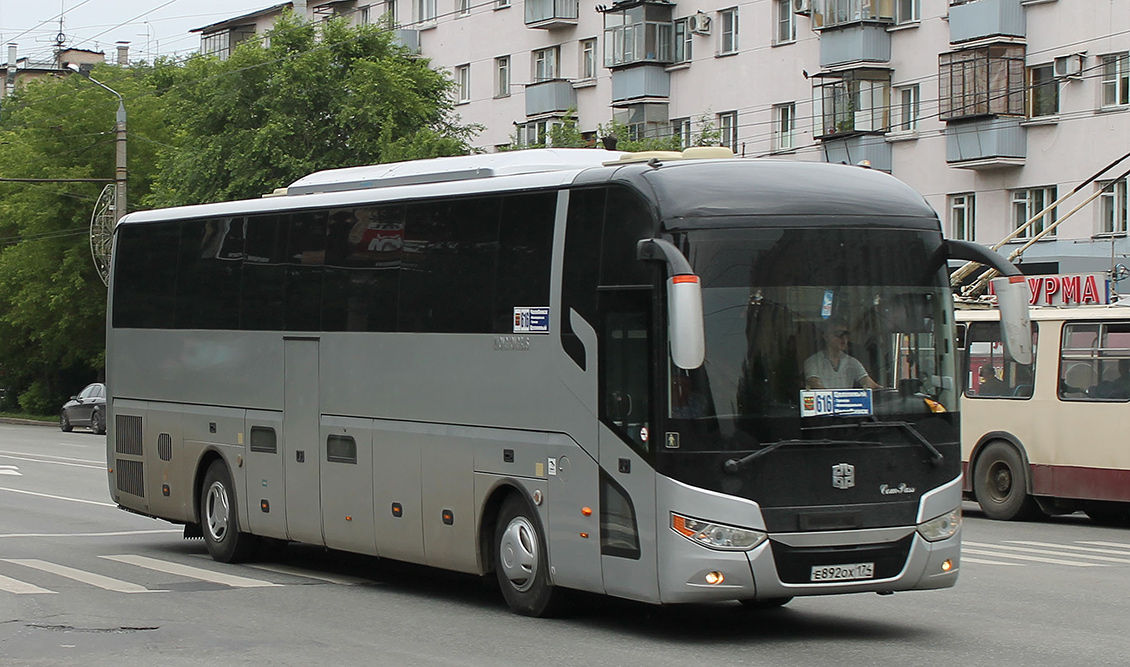 Челябинская область, Zhong Tong LCK6127H ComPass № Е 892 ОХ 174