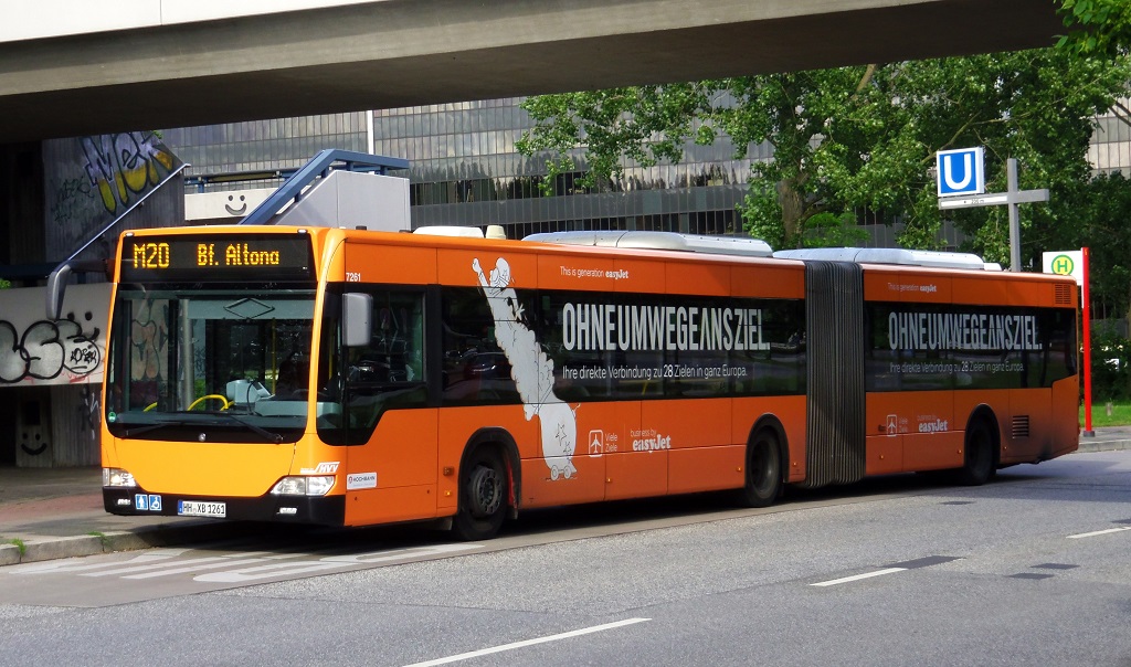 Hamburk, Mercedes-Benz O530G Citaro facelift G č. 7261