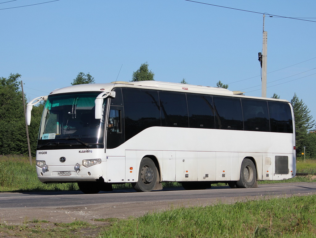 Ленинградская область, Higer KLQ6119TQ № В 909 СХ 47