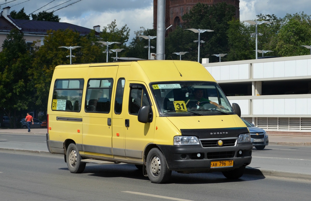 Тюменская область, FIAT Ducato 244 CSMMC-RLL, -RTL № АВ 796 72