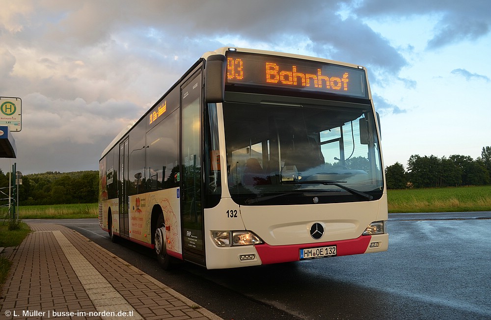 Нижняя Саксония, Mercedes-Benz O530LE Citaro facelift LE № 132