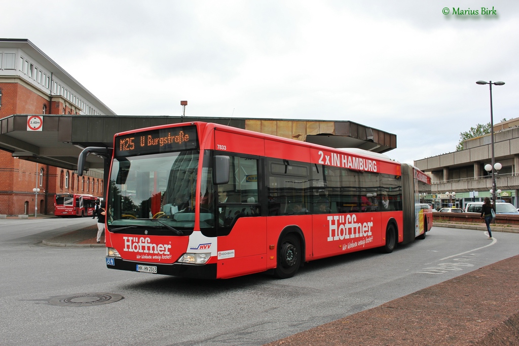 Hamburg, Mercedes-Benz O530G Citaro facelift G # 7833