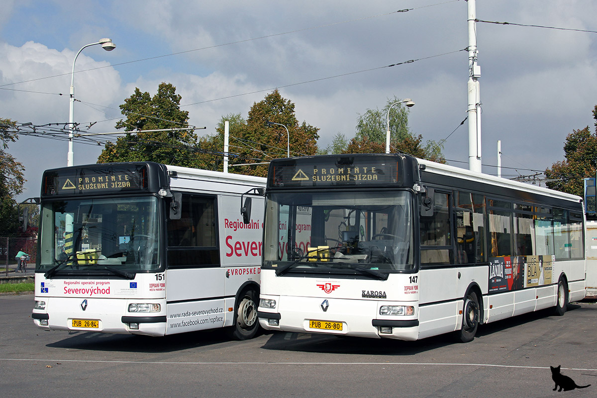 Csehország, Renault Citybus 12M 2070 sz.: 151; Csehország, Renault Citybus 12M 2070 sz.: 147