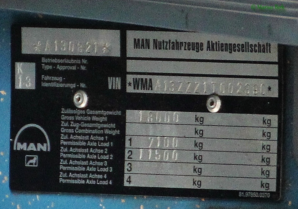 Словакия, MAN A13 Lion's Coach RH402 № BA-592FJ