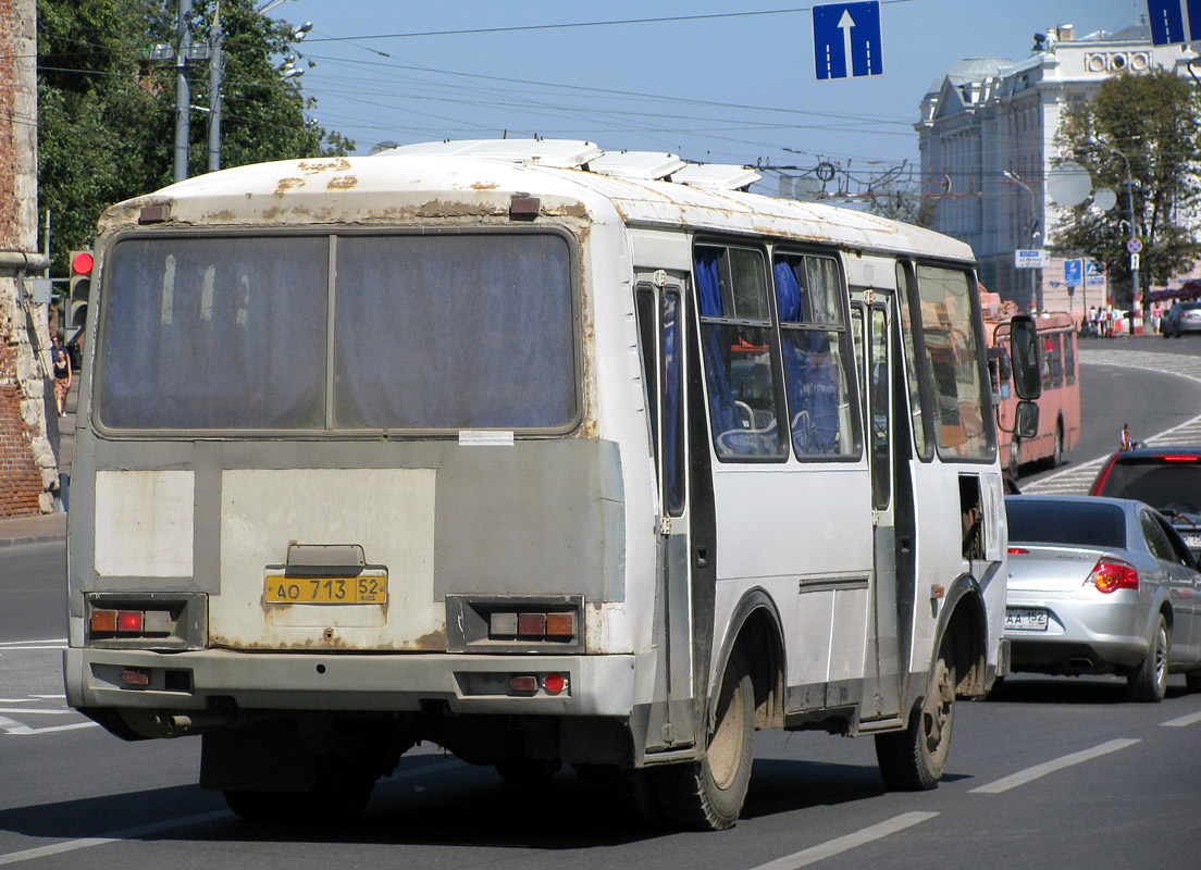 Нижегородская область, ПАЗ-32051-110 № АО 713 52