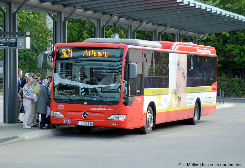 Нижняя Саксония, Mercedes-Benz O530LEÜ Citaro facelift LE Ü № 838