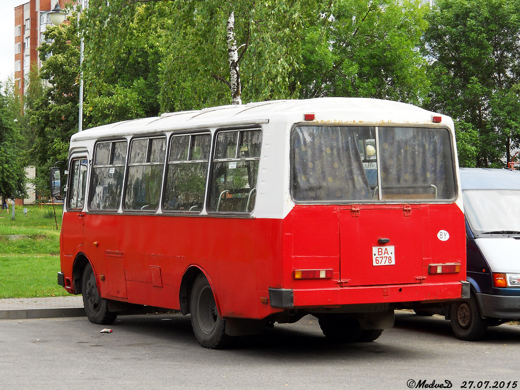 Витебская область, ПАЗ-3205 (00) № ВА 6778