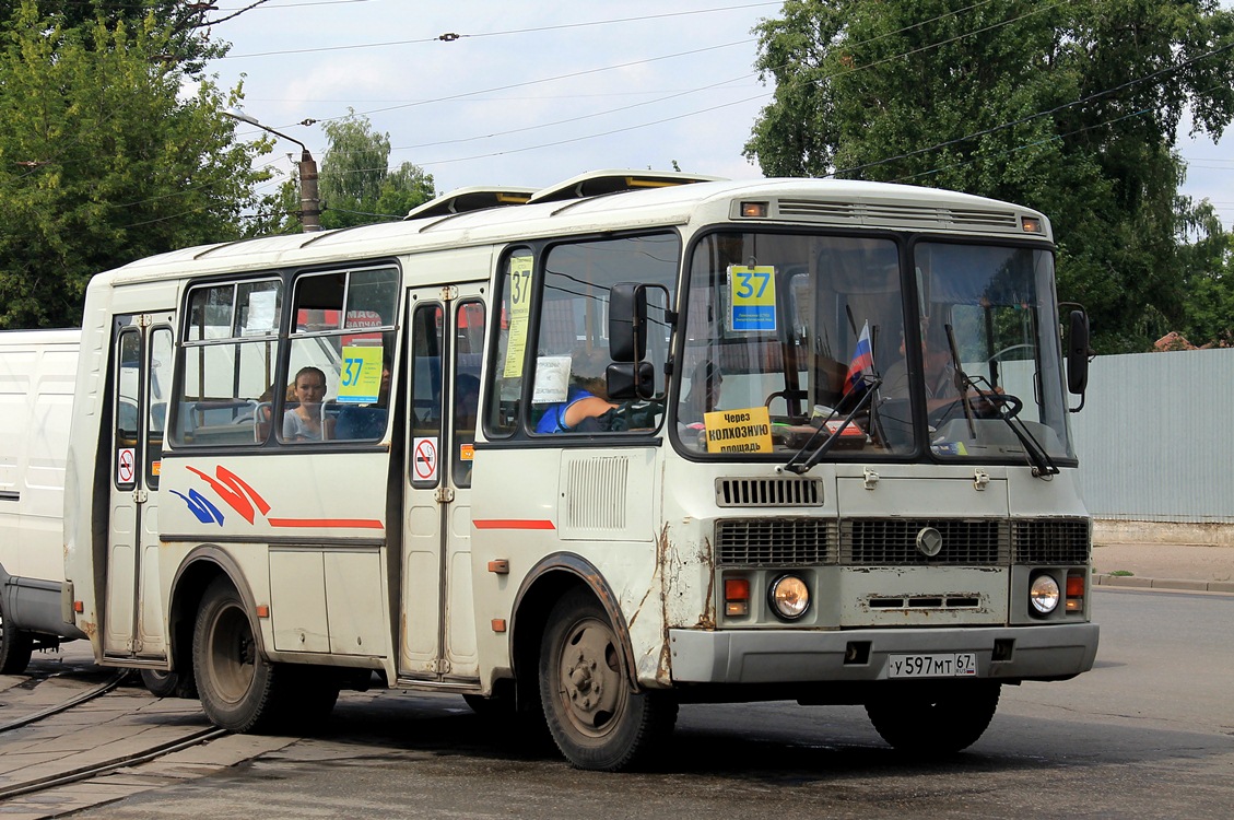 Смоленская область, ПАЗ-32054-07 № У 597 МТ 67