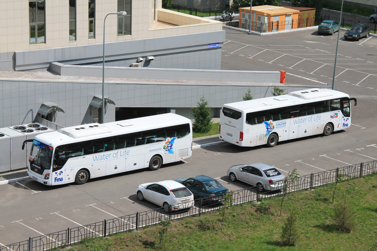 Татарстан, Hyundai Universe Space Luxury № Р 124 РР 116; Татарстан, Hyundai Universe Space Luxury № Р 122 РР 116; Татарстан — Разные фотографии