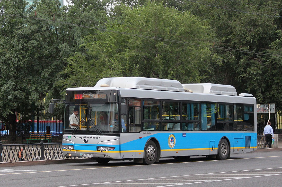 Алматы, Yutong ZK6118HGA № 556