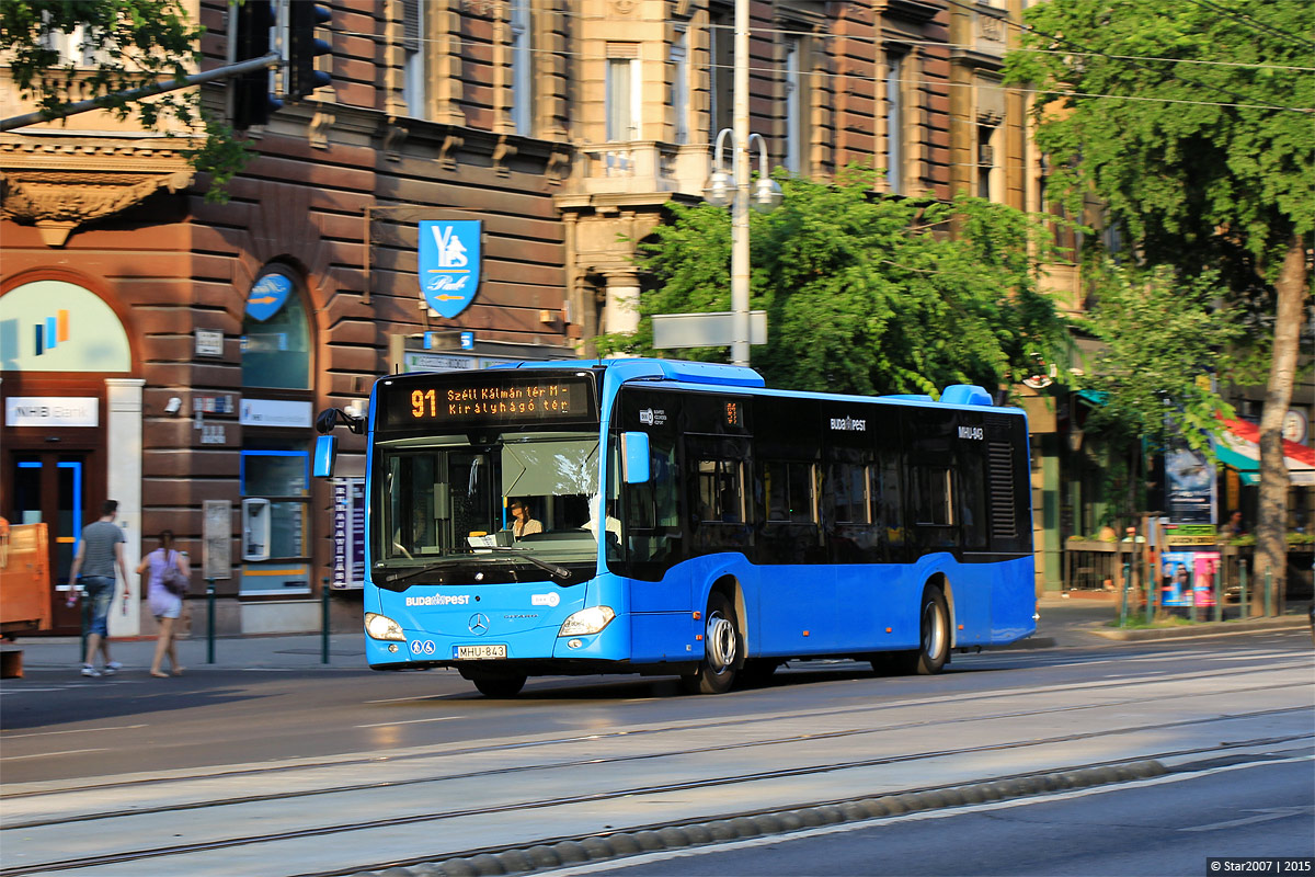 Венгрия, Mercedes-Benz Citaro C2 № MHU-843