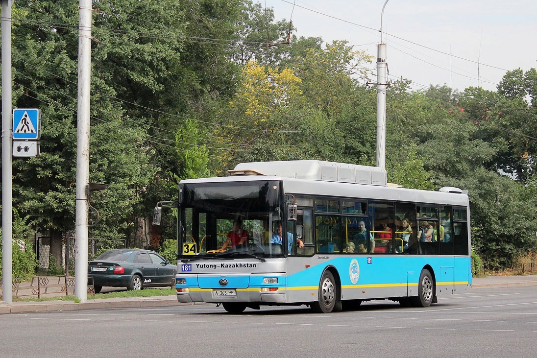 Алматы, Yutong ZK6120HGM № 181