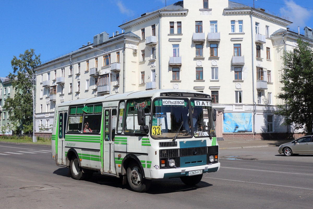 Томская область, ПАЗ-32054 № Е 263 УР 70