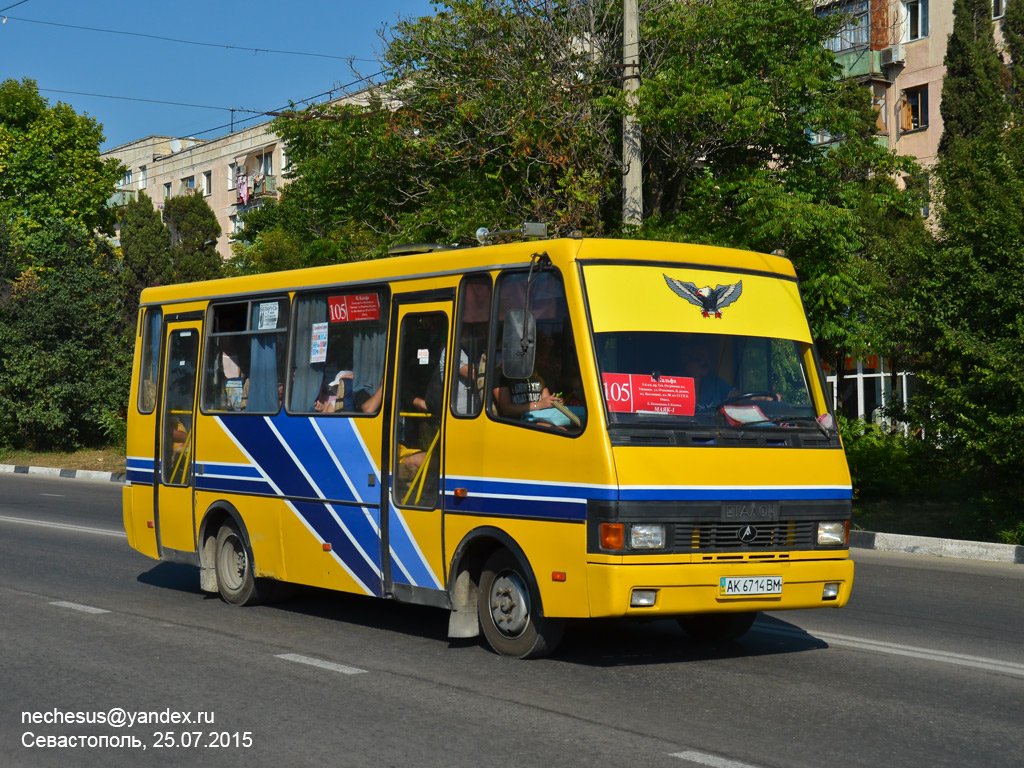 Севастополь, БАЗ-А079.14 "Подснежник" № AK 6714 BM