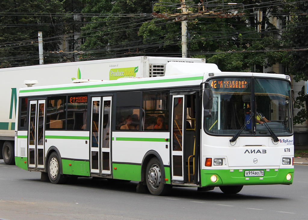 Yaroslavl region, LiAZ-5256.60 # 678