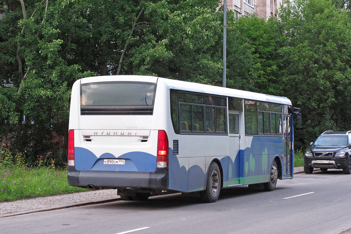 Челябинская область, Hyundai New Super AeroCity 1F/L № С 890 ОМ 174