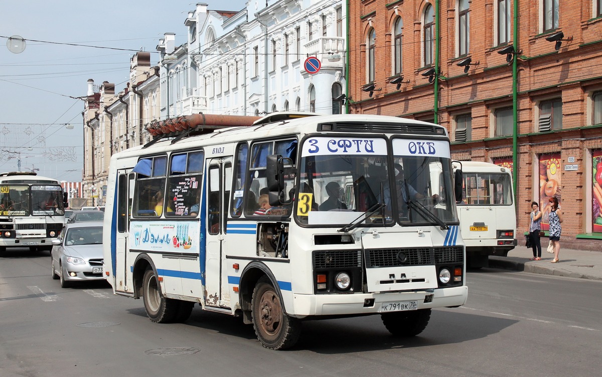 Томская область, ПАЗ-32054 № К 791 ВК 70