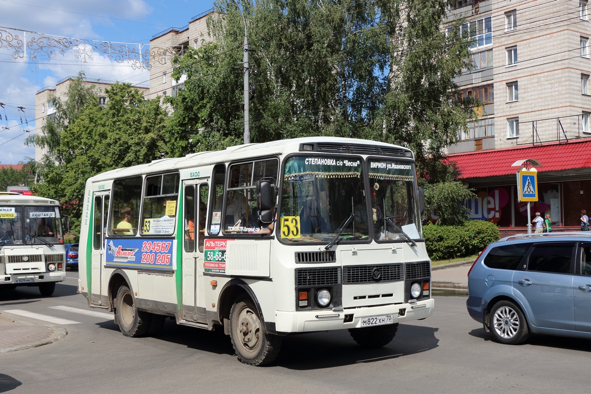 Томская область, ПАЗ-32054 № М 822 ХН 70