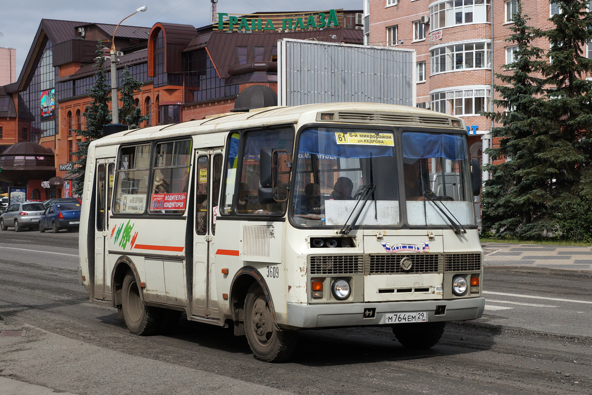 Архангельская область, ПАЗ-32054 № 3609