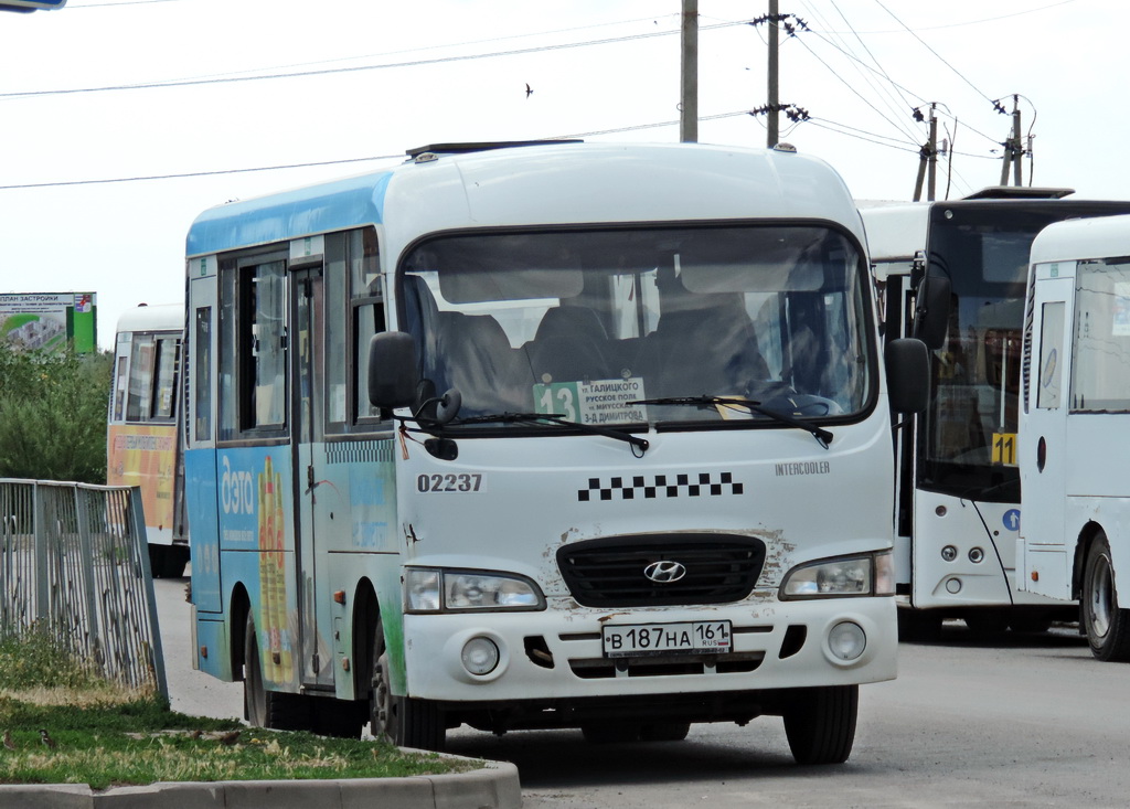 Ростовская область, Hyundai County SWB C08 (ТагАЗ) № В 187 НА 161