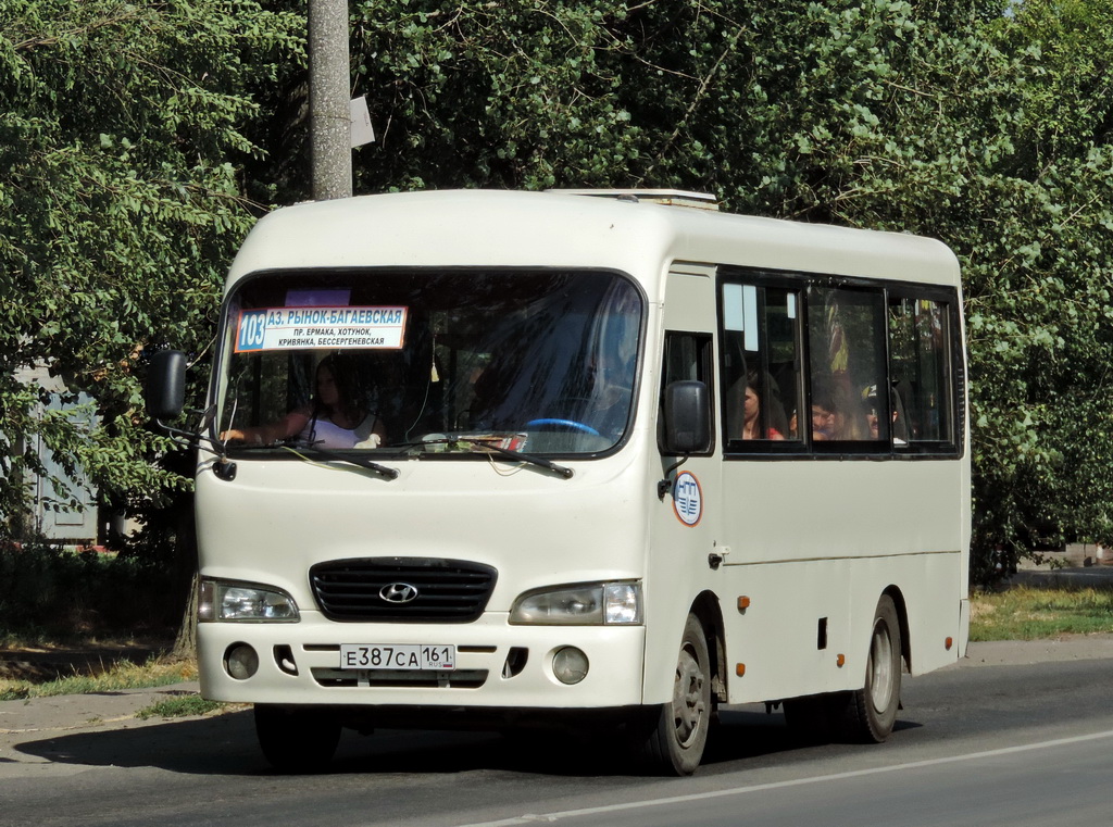 Ростовская область, Hyundai County SWB C08 (РЗГА) № Е 387 СА 161