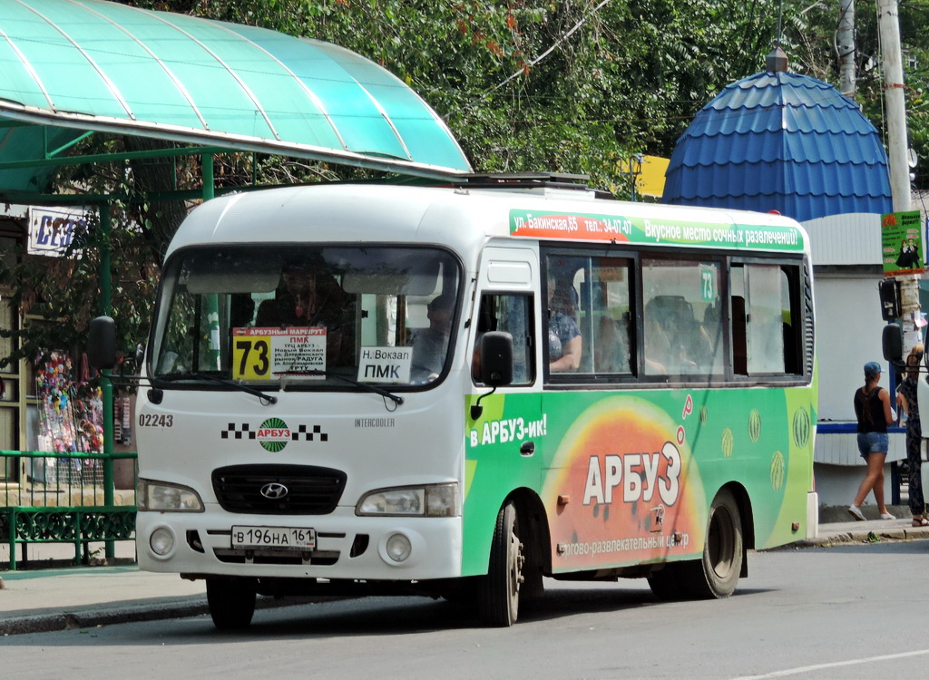 Ростовская область, Hyundai County SWB C08 (ТагАЗ) № В 196 НА 161