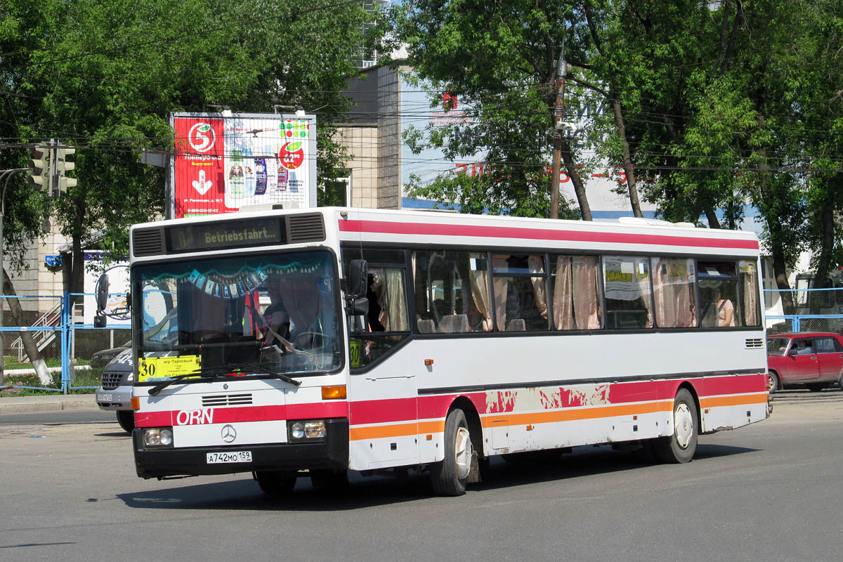 Пермский край, Mercedes-Benz O407 № А 742 МО 159