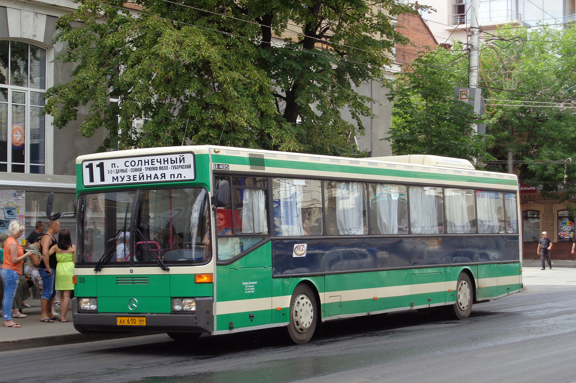 Саратовская область, Mercedes-Benz O405 № АХ 610 64