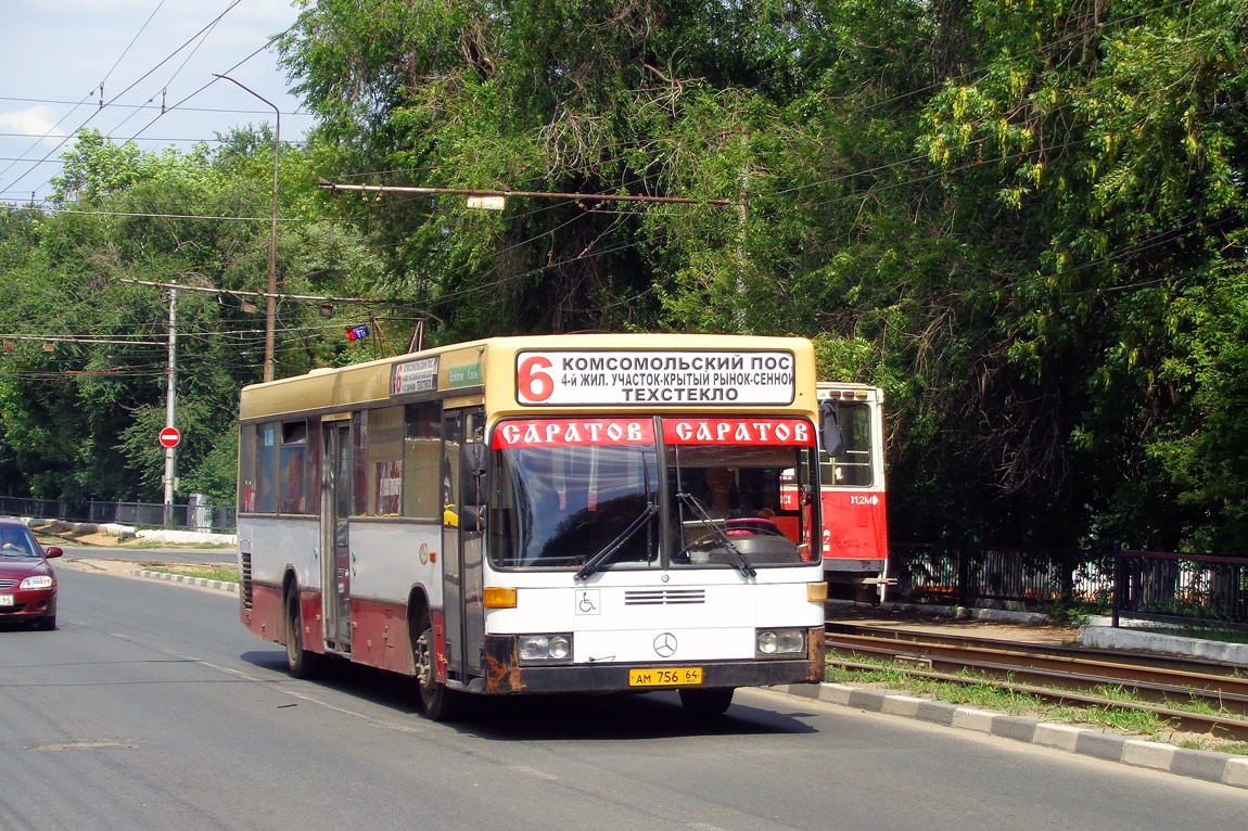 Саратовская область, Mercedes-Benz O405N № АМ 756 64