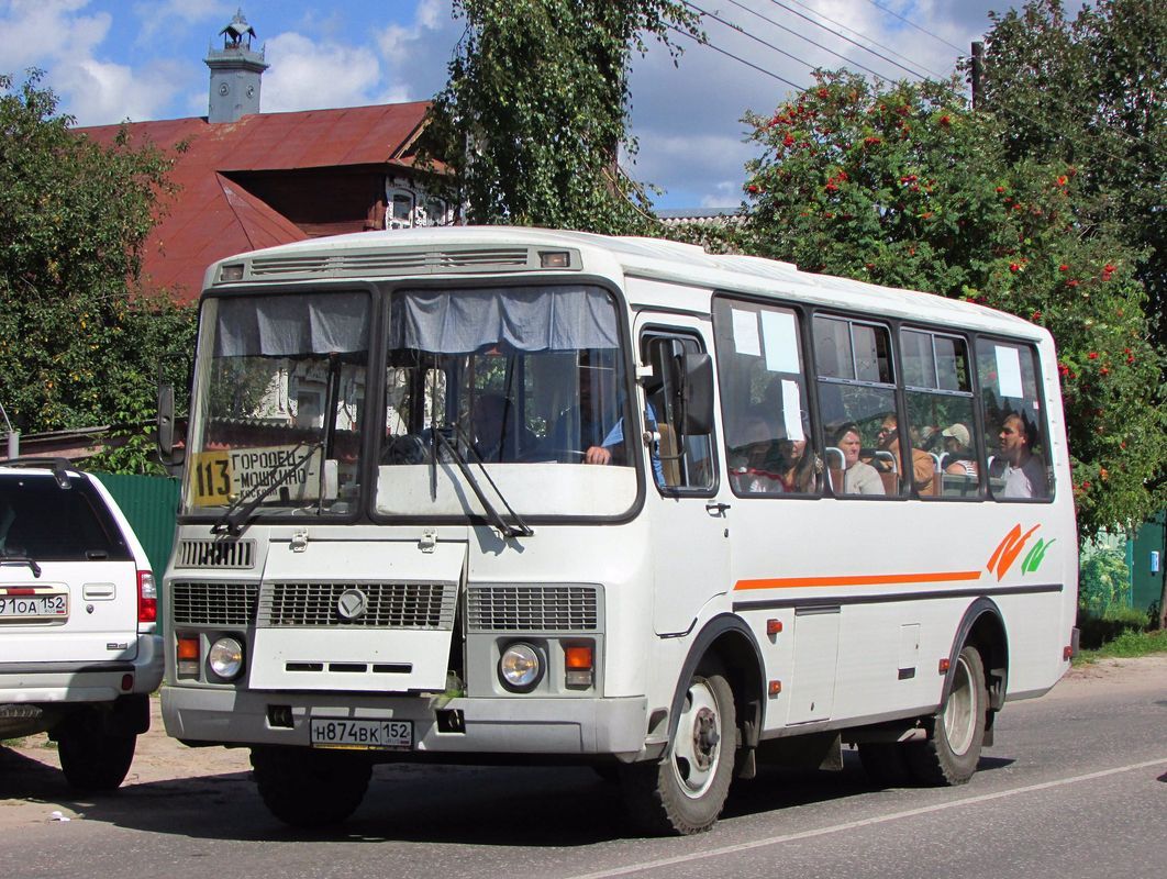 Нижегородская область, ПАЗ-32054 № Н 874 ВК 152