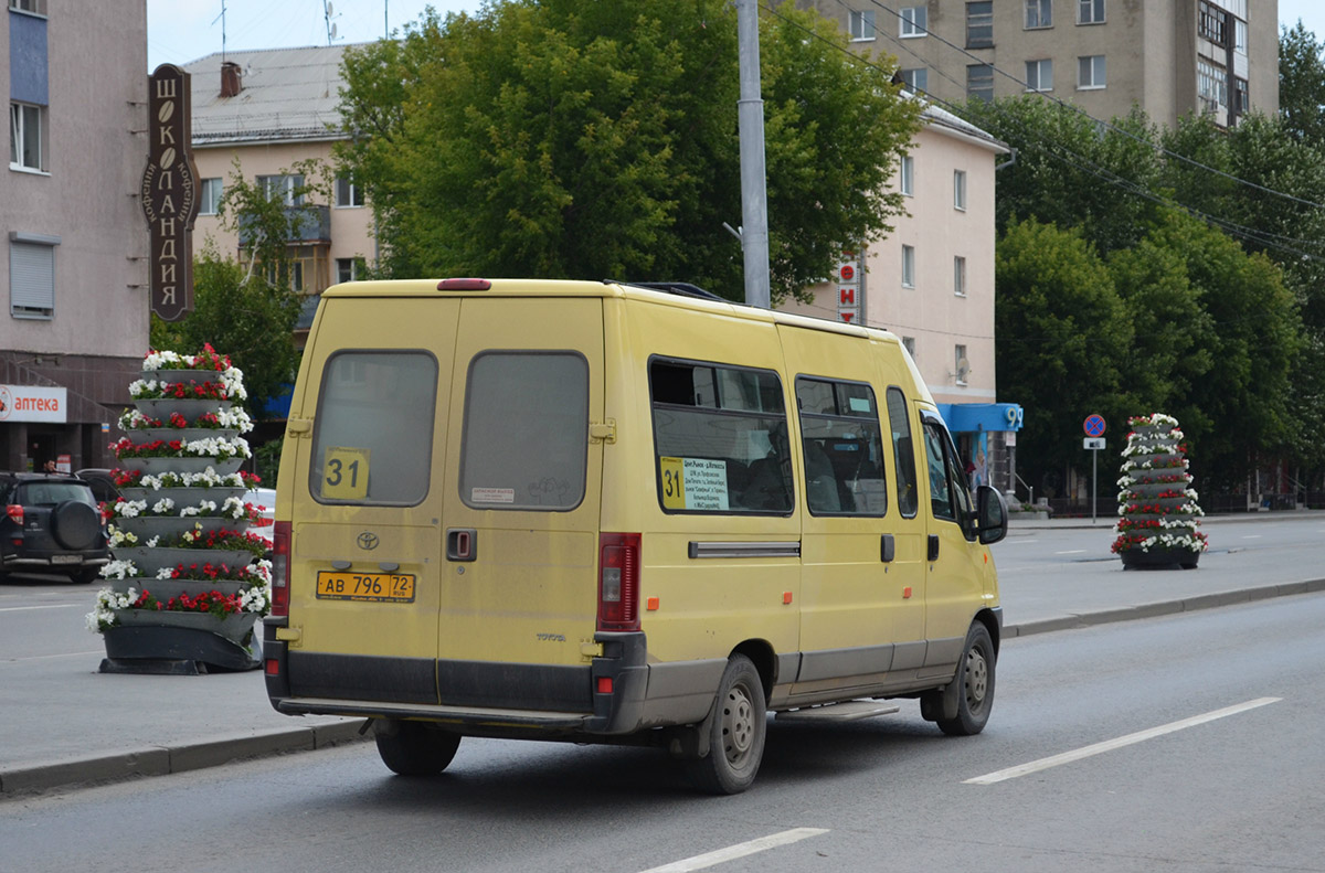 Тюменская область, FIAT Ducato 244 CSMMC-RLL, -RTL № АВ 796 72