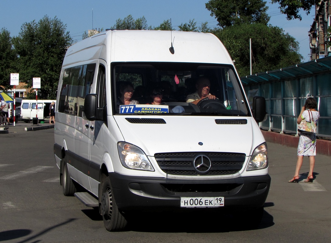 Хакасия, Луидор-22360C (MB Sprinter) № Н 006 ЕК 19 — Фото — Автобусный  транспорт