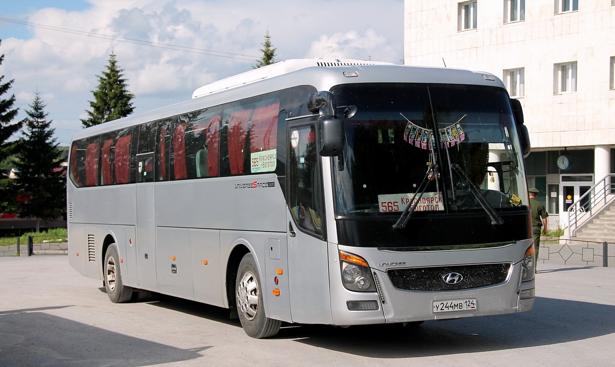 Красноярский край, Hyundai Universe Space Luxury № У 244 МВ 124