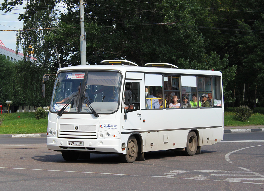 Ярославская область, ПАЗ-320402-05 № Е 591 ВО 76