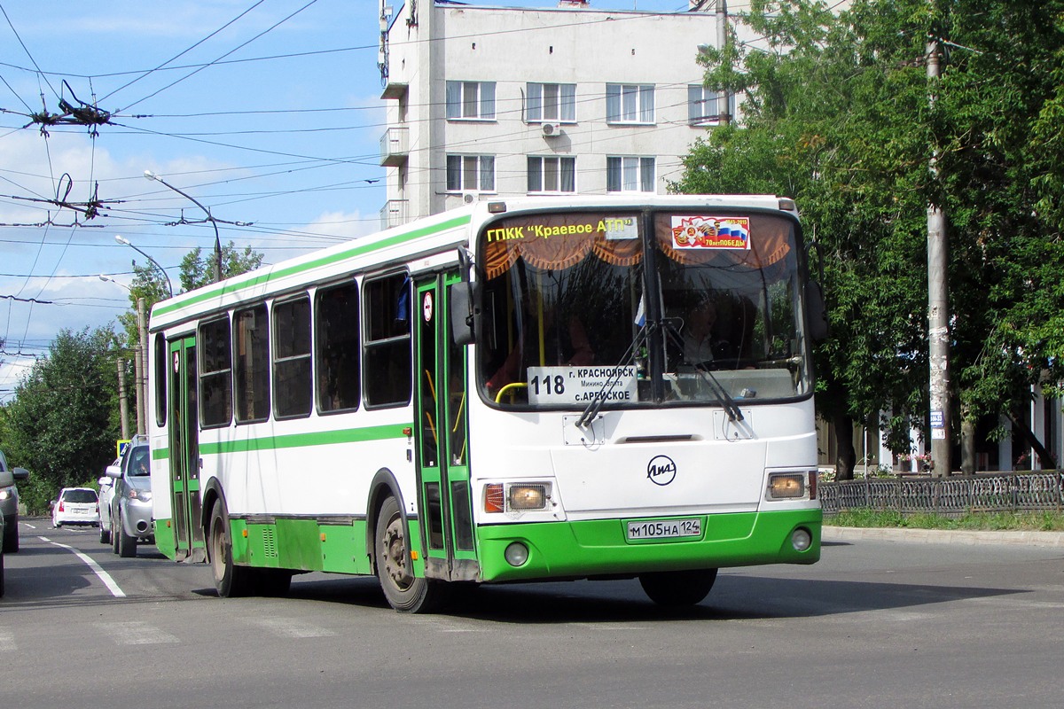 Kraj Krasnojarski, LiAZ-5256.36-01 Nr М 105 НА 124