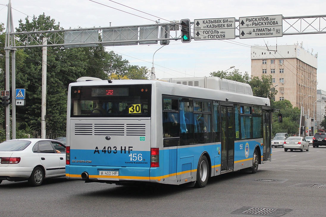 Алматы, Yutong ZK6120HGM № 156