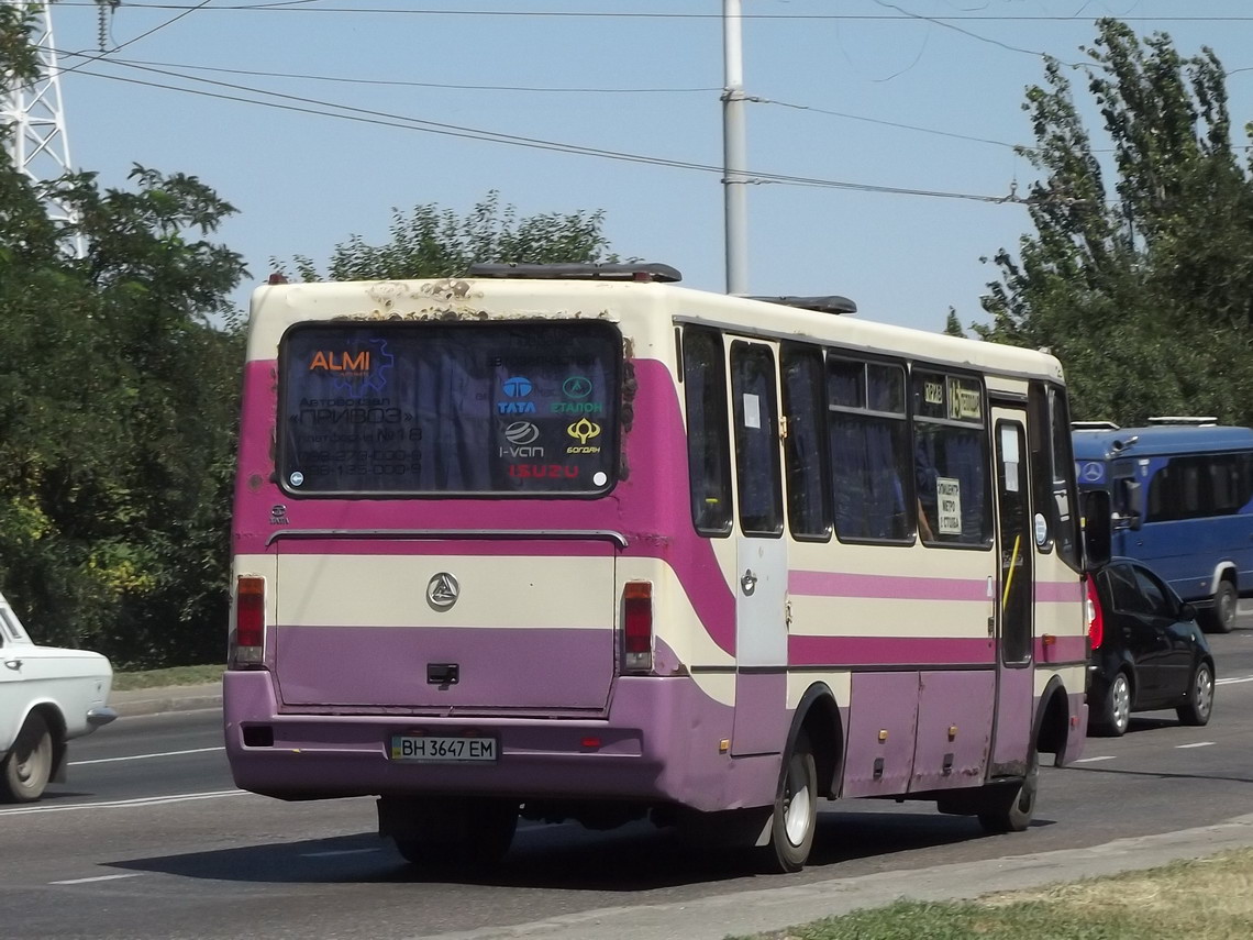 Одесская область, БАЗ-А079.24 "Мальва" № BH 3647 EM