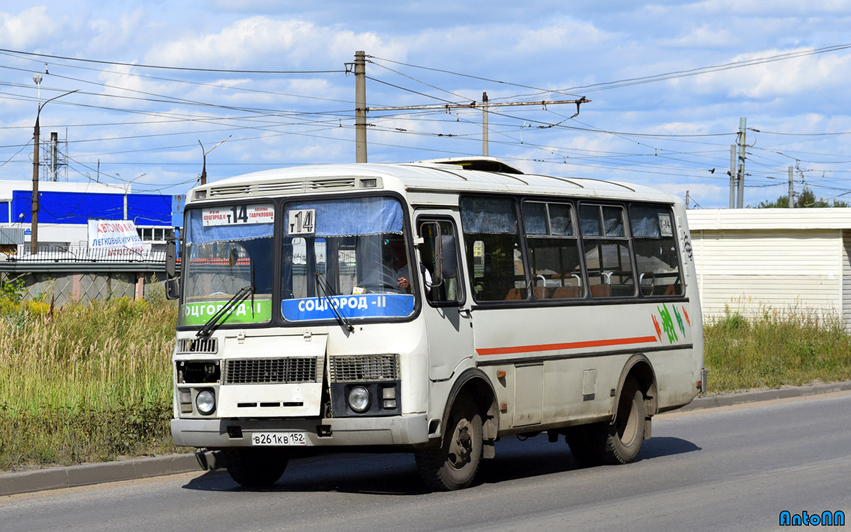 Нижегородская область, ПАЗ-32054 № В 261 КВ 152