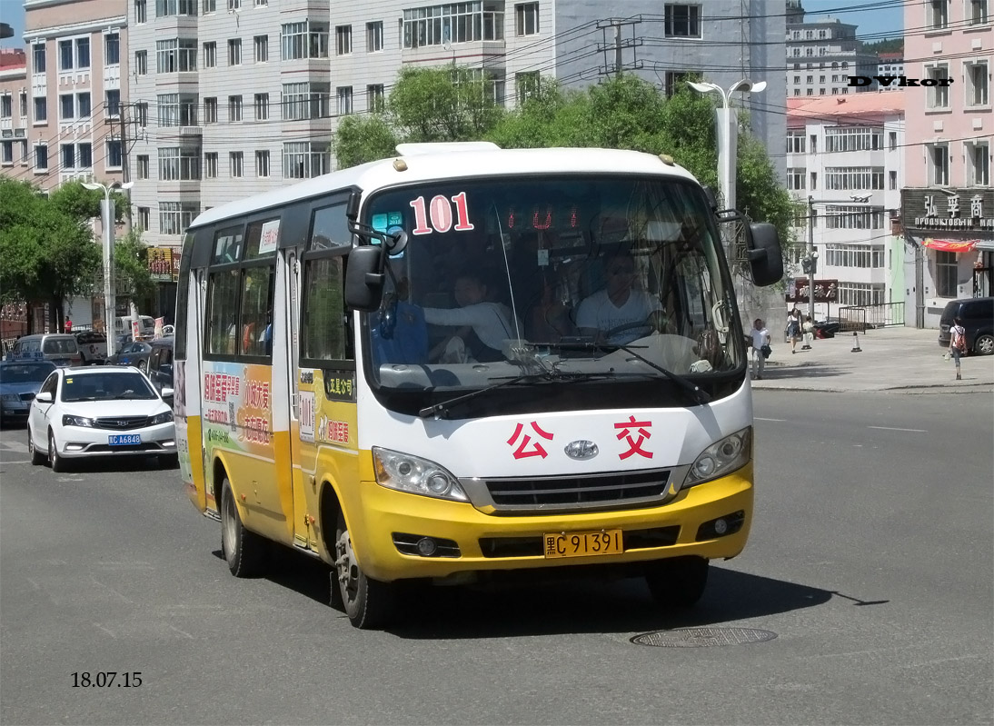 Китай, Heke JAC HK6738G № 黑C 91391