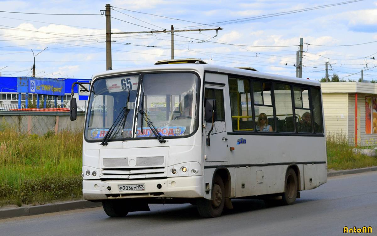 Нижегородская область, ПАЗ-320402-03 № Е 203 ВМ 152