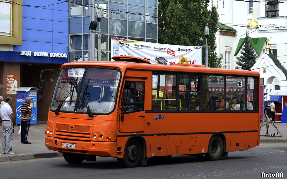 Нижегородская область, ПАЗ-320402-05 № М 305 ВВ 152