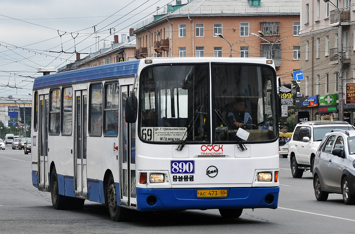 Omsk region, LiAZ-5256.45 № 890