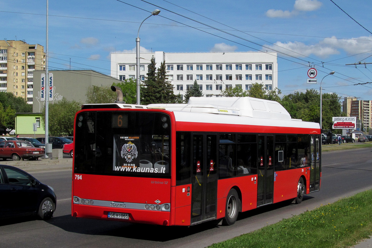 Lietuva, Solaris Urbino III 12 CNG Nr. 794