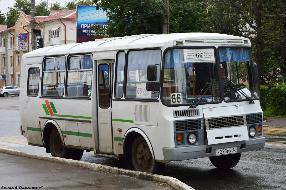 Мордовия, ПАЗ-32053 № К 295 МК 13