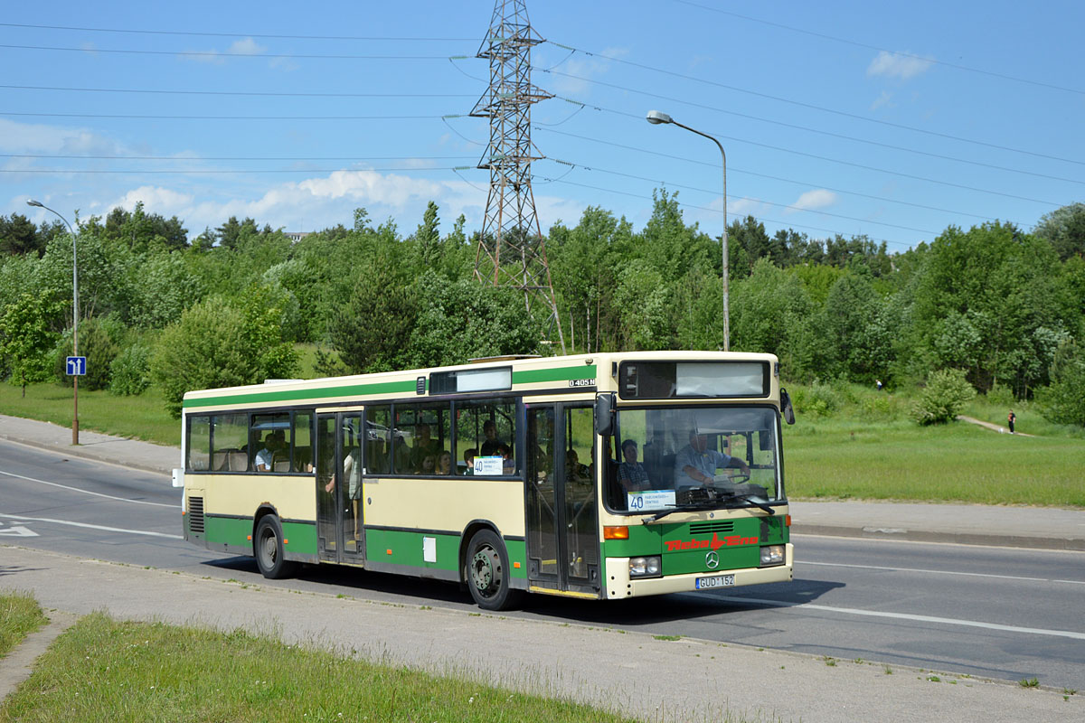 Литва, Mercedes-Benz O405N № GUD 152