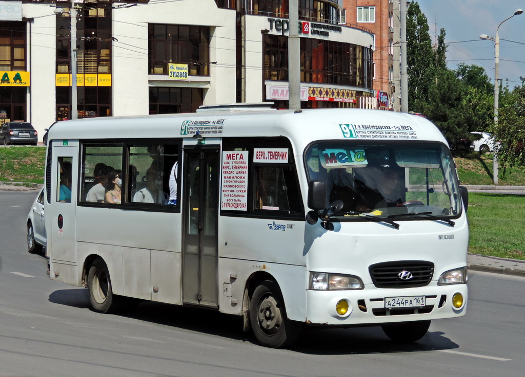 Ростовская область, Hyundai County LWB C09 (ТагАЗ) № А 244 РА 161